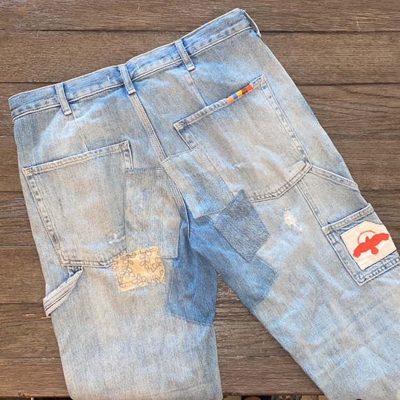We the Free People Patchwork Carpenter Jeans SZ29 - Picture 5 of 7